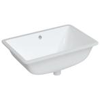 Wastafel Keramiek Wit | Badkamer Makeover? | OP = OP, Huis en Inrichting, Minder dan 50 cm, Verzenden, Nieuw, Minder dan 100 cm