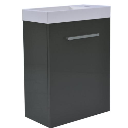 Fonteinkast Vision met Mineraalmarmer Fontein 40cm Hoogglans, Doe-het-zelf en Bouw, Sanitair, Bad, Nieuw, Ophalen of Verzenden