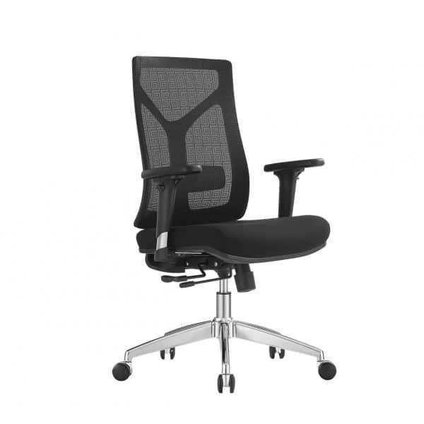 Nieuwe Ergonomische Bureaustoel, Huis en Inrichting, Bureaustoelen, Bureaustoel, Zwart, Nieuw, Verzenden