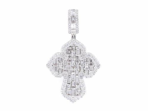 Pendentif - 18 carats Or blanc -  4.74ct. tw. Diamant, Handtassen en Accessoires, Antieke sieraden
