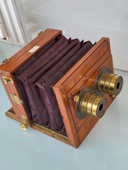 Murray & Heath Half plate Stereocamera, Verzamelen, Foto-apparatuur en Filmapparatuur