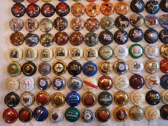 Themacollectie - 300 champagne capsules met 22 volledige, Antiek en Kunst, Antiek | Speelgoed