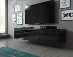 TV-Meubel Hoogglans Zwart - Hangend of staand - 150x32x43 cm, Huis en Inrichting, Kasten |Televisiemeubels, Nieuw, Overige materialen