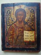 Icône - Christ pantocrator - Bois, Antiek en Kunst, Kunst | Niet-Westerse kunst