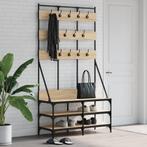 vidaXL Kledingrek met schoenenrek 100x40x184 cm sonoma, Huis en Inrichting, Kasten | Kleerkasten, Verzenden, Nieuw