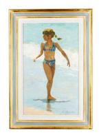 Gerhard Arnold (1938) - Kind am Strand