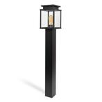 Tuinverlichting Modern Leicester Tuinlamp Zwart 100cm, Tuin en Terras, Verzenden, Staande lamp, 50 tot 250 watt, Nieuw
