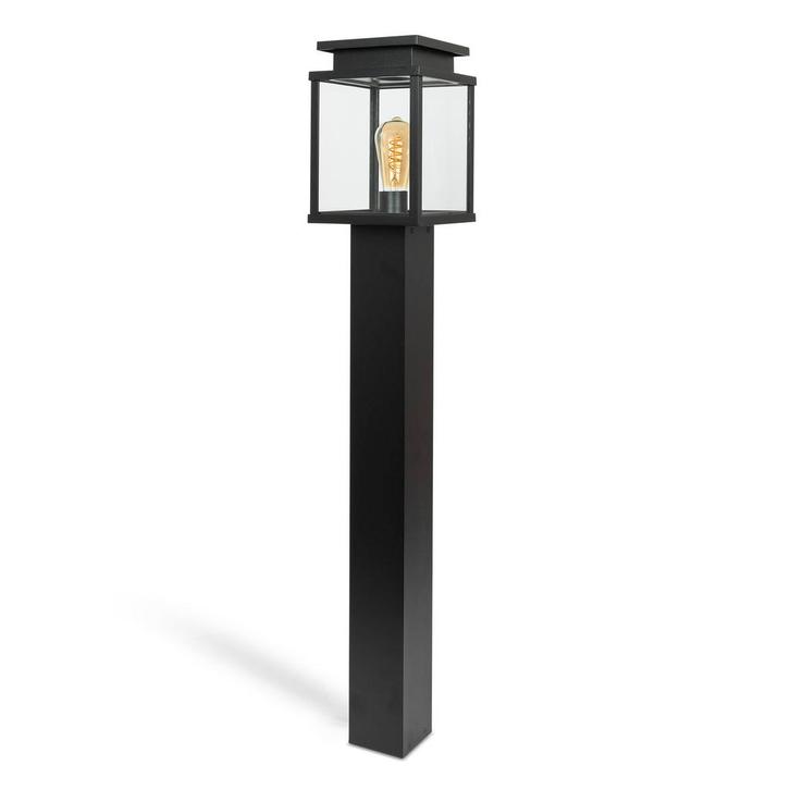 Tuinverlichting Modern Leicester Tuinlamp Zwart 100cm, Jardin & Terrasse, Éclairage extérieur, Envoi