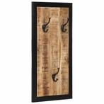 vidaXL Porte-manteau 40x2x80 cm bois de manguier massif, Huis en Inrichting, Woonaccessoires | Kapstokken, Verzenden