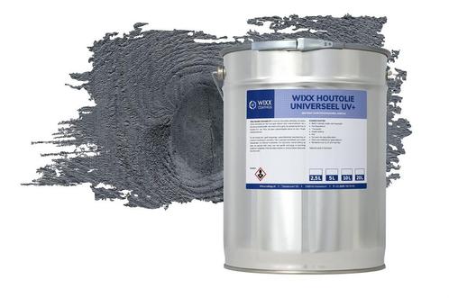 Wixx Houtolie Universeel UV+ Antraciet 2.5L, Bricolage & Construction, Peinture, Vernis & Laque, Envoi