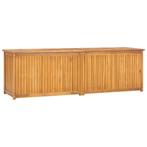 vidaXL Boîte de jardin 175x50x55 cm Bois massif de teck