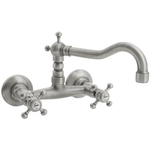 Wastafelkraan Muurbevestiging Mengkraan Hoog Sapho Antea, Doe-het-zelf en Bouw, Sanitair, Kraan, Nieuw, Chroom, Ophalen of Verzenden