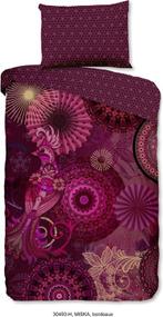 2dekans | HIP Dekbedovertrek Miska - Bordeaux - (140x200, Huis en Inrichting, Slaapkamer | Beddengoed, Ophalen of Verzenden, Nieuw