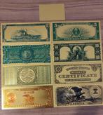 Collection thématique - Billets plaqués or 24 carats