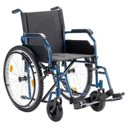 Sky offroad rolstoel met mountainbike luchtbanden - Blauw, Diversen, Rolstoelen, Ophalen of Verzenden