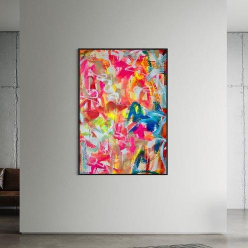 Timo Wedell (1994) - Armors Höhle Abstract - XXL, Antiek en Kunst, Kunst | Schilderijen | Modern