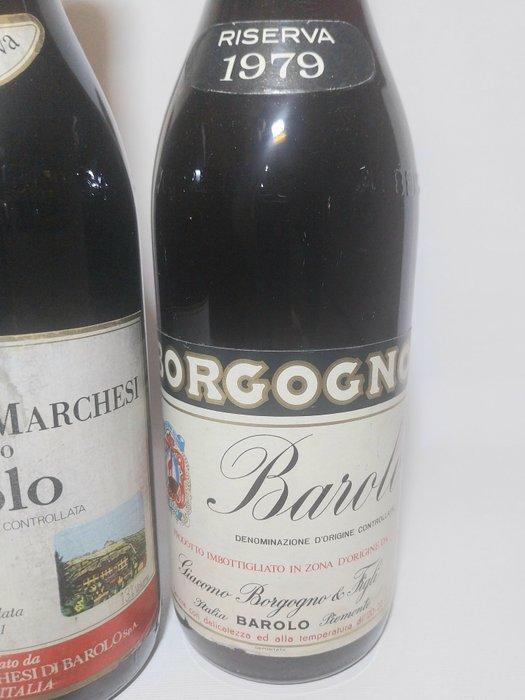 1977 Marchesi di Barolo & 1979, 1986 Giacomo Borgogno -, Collections, Vins