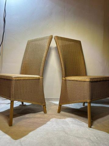 Lloyd Loom - Stoel - Vintage Stoelen – Geweven Design -