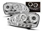 Angel Eyes koplampen Chrome geschikt voor VW Golf 5, Autos : Pièces & Accessoires, Verzenden