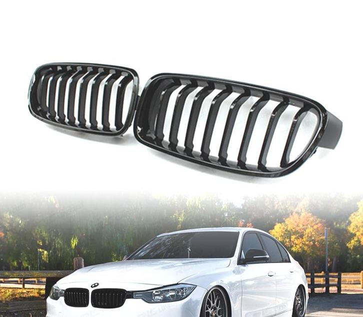 CALANDRES BMW F30 F31 LOOK M PERFORMANCE NOIR BRILLANT, Autos : Pièces & Accessoires, Carrosserie & Tôlerie, Envoi