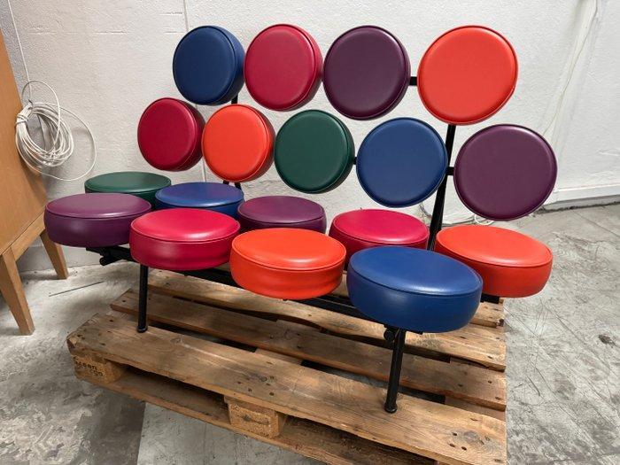 Vitra - George Nelson - Sofa - Marshmallow bank - Staal, Antiquités & Art, Art | Objets design