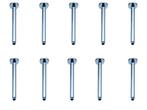 Veiling - 10x Beaux douchearm plafond 30cm Port chroom, Nieuw