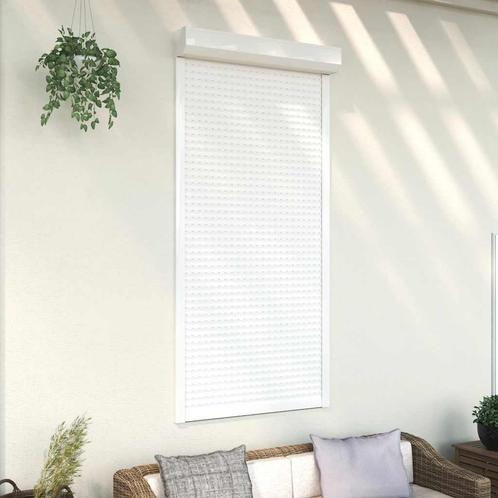 vidaXL Rolluik 100x210 cm aluminium wit, Doe-het-zelf en Bouw, Raamkozijnen en Schuifdeuren, Nieuw, Verzenden
