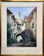 Karl Flieher (1881-1958) - Old Courtyard in Weißenkirchen on