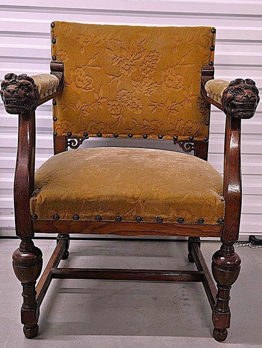 Chaise - Bois - chaise antique de style Gründerzeit, Antiek en Kunst, Antiek | Overige Antiek