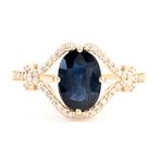Zonder Minimumprijs - Ring - 14 karaat Geel goud -  1.88ct., Handtassen en Accessoires, Ringen, Nieuw