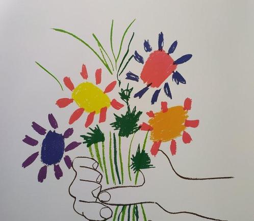 Pablo Picasso (1881-1973) (after) - Bouquet, 1958 -, Antiek en Kunst, Kunst | Tekeningen en Fotografie