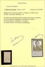 Belgique 1912 - timbre - COB 112a pellens dentelure 14 vert, Postzegels en Munten, Postzegels | Europa | België, Gestempeld