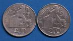 België. Boudewijn I. 20 Frank 1954 Nederlands en Frans, Postzegels en Munten
