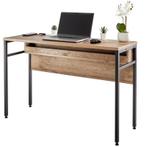 Groot bureau met kabelgoot - 115 x 40 x 75 cm, Nieuw, Verzenden