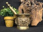 Mortier et pilon - Bronze patiné - Mojar • Antiquité, Antiquités & Art