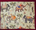 Indiaas stoffen met majestueuze olifanten Jaipur -, Antiek en Kunst