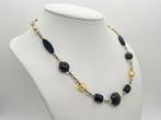 24 karaat - vetro di Murano, Geel goud - Halsketting -