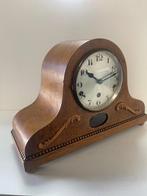 Schouwpendule - Eikenhout, Messing, Glas - 1930-1940, Antiquités & Art