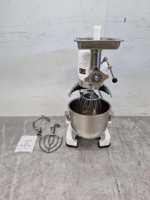 RVS Planeetmenger Menger met gehaktmolen 20 liter 230V, Zakelijke goederen, Horeca | Keukenapparatuur, Ophalen of Verzenden
