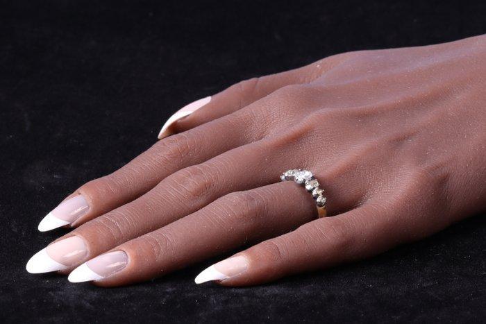 Ring - 18 karaat Geel goud - Diamant - Victorian 1840, Handtassen en Accessoires, Ringen