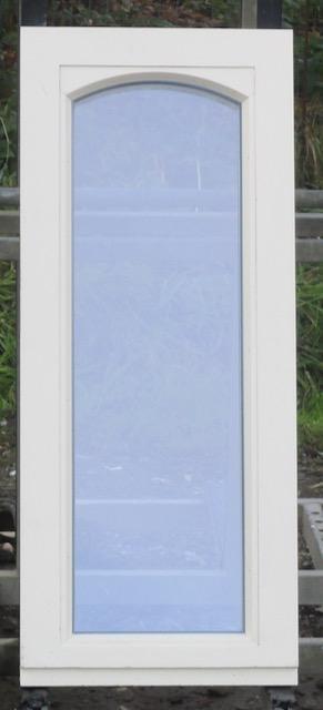 padoeek houten raam , chassis , venster 38 x 99 creme, Doe-het-zelf en Bouw, Raamkozijnen en Schuifdeuren, Inclusief glas, Nieuw