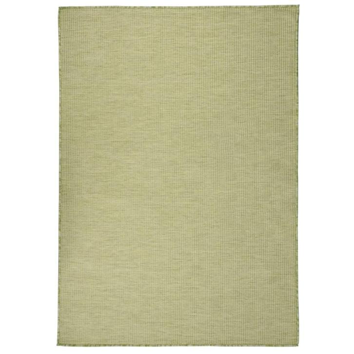 vidaXL Buitenkleed platgeweven 200x280 cm groen, Huis en Inrichting, Stoffering | Tapijten en Vloerkleden, Nieuw, Verzenden