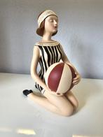 sculptuur, Baddame Jaren 50 - 22 cm - resin