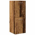 vidaXL Badkamerwandkast 30x30x80 cm bewerkt hout oud, Verzenden