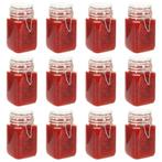 vidaXL Jampotten met sluiting 12 st 260 ml glas, Nieuw, Verzenden