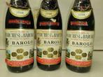 1968 Marchesi di Barolo - Barolo - 3 Flessen (0.72L), Verzamelen, Wijnen, Nieuw