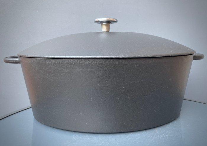 Braadpan - bron, Emaille, Antiek en Kunst, Antiek | Keukengerei