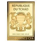 1/1000 Troy Ounce - Goud .999 - 3000 CFA Francs Chad Claude