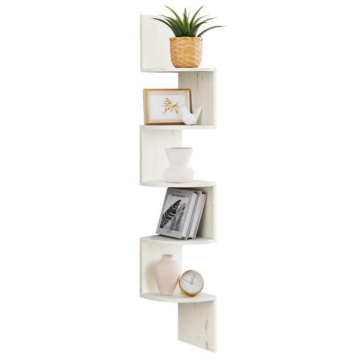 Hoekplank / wandplank - met 5 niveaus - hoogte 126 cm -, Huis en Inrichting, Kasten | Wandmeubels, Verzenden