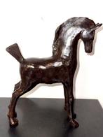 Abdoulaye Derme - sculptuur, Cheval - 24.5 cm - Gepatineerd
